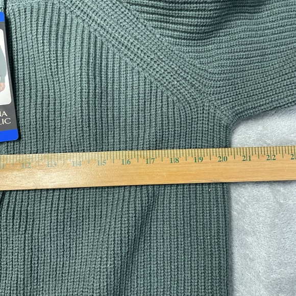 Banana Republic Women's L Cardigan Green Acrylic Cotton Nylon H0574 - Picture 5 of 8